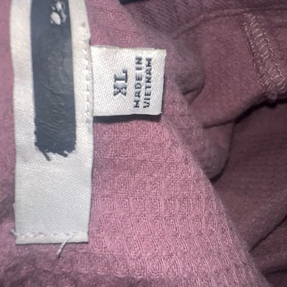 Madewell Branner Waffleback Shirt Jacket XL Faded Fig $88 • New - Picture 6 of 10